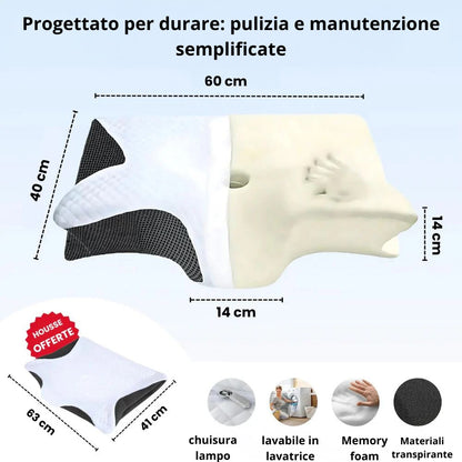 BenSleep™ – Il cuscino ergonomico cervicale